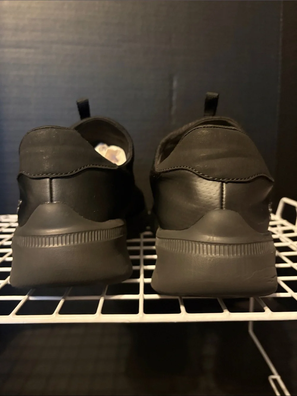 Skechers Men's All-Black Slip-On Performance Sneakers